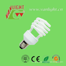 Meia espiral T2-20W CFL luz, lâmpada de poupança de energia